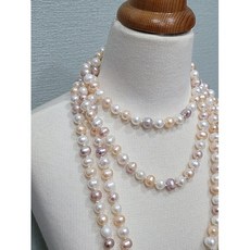 멀티진주목걸이