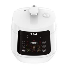 T-fal Tiffar 전기 압력 냄비 Ohydrate Cooking 3L 2L 2-4 사람 1 Unit 12 역할 12“Lakura Cooker Compact”시간 -절약 레시피 북 (80 유형) White Cy3511JPA, 상품명참조, 1ml