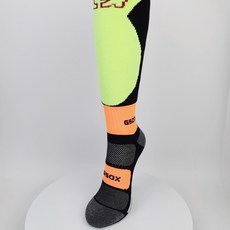 핫세이버 스키 보드 전용 양말 5960, 네온