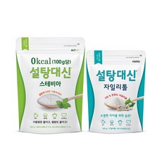 설탕대신 스테비아 에리스리톨 스테비아 400g + 자일리톨 180g