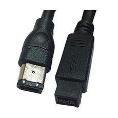 커넥터 블랙 IEEE 1394 Firewire 800 to 400 케이블 9 핀 남성 6 1.5m 3m 4.5m - (케이블 길이: 4.5m 색상: 블랙), 1개