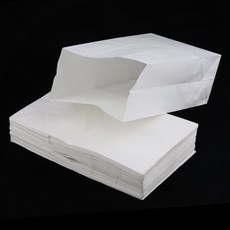 FWT Oilproof Kraft Paper 식품 포장 테이크 아웃 백 흰색 섭씨 100도 이상의 고온을 견딜 수 있음, 모델명1