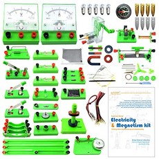EOM School Physics Labs 고등학생을위한 기본 전기 디스커버리 회로 및 자기 실험 키트 전자기학 초등 전자 공학 - E072407FM2QFQK8
