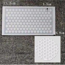 슈가크래프트 벌집 모양틀 케이크 장식 실리콘 격자 금형 초콜렛 무스, 벌집 메쉬 실리콘 몰드