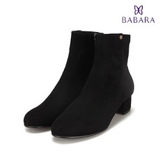 바바라 AK수원점 바바라 스웨이드 데일리 스판 앵클부츠 BBD808 BK