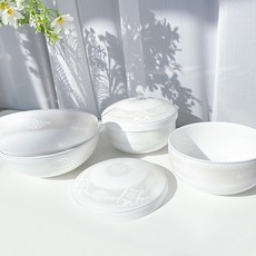 한국도자기 본차이나 레이스 단반상기 6p (무료예단포장), 1개