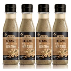 (냉장)CJ제일제당 오곡참깨드레싱 240gx4개, 1세트, 960g