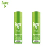 Plantur39 플란투어39 카페인 여성용 탈모샴푸 일반모발용 250ml 묶음상품 독일직배송 샴푸, 2개