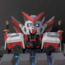 Astray 레드 유니콘 건담 기계식 키보드 트리플 키캡, 적축, 골드