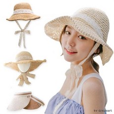 도로시홀릭레이스리본라탄모자