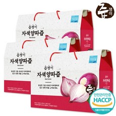 즙쟁이 즙쟁이 자색 양파즙 3박스 자색양파, 3개, 80ml
