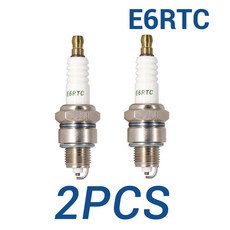 오토바이 점화 플러그 토치 E6RTC 푸조 Citystar Ludix Kisbee TKR Squab 2 3 CAN-AM DS 90 50 ENFIELD RT, 2개