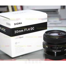 Nikon을위한 시그마 30mm F1.4 DC HSM ART 렌즈 Sigma 30mm F1.4 DC HSM ART, 상세내용참조