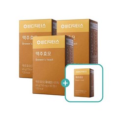 바디닥터스 100% 국내산 맥주효모 3+1 (4박스)