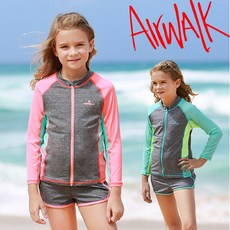 주니어여아집업래쉬가드