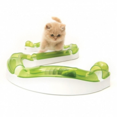  보드미_리빙 고양이트랙볼 고양이 트랙 장난감 웨이브 서킷 행동유발 공놀이, [색상]본상품 