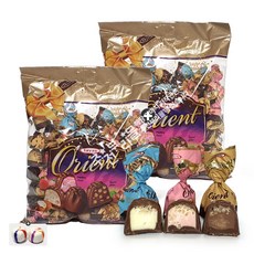타야스 오리엔트 초콜릿(1000g) x 2봉+자색옥춘사탕 20g 세트, 2개, 1kg