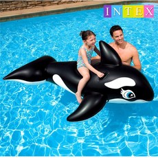INTEX 흑고래 튜브 물놀이 대형튜브 수영 빅사이즈