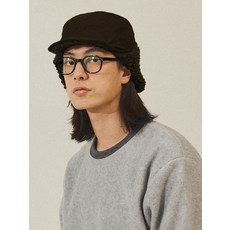 KAPPY DESIGN REVERSIBLE TROOPER HAT BLACK - kappy모자