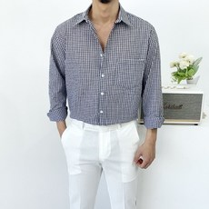 남자시어서커셔츠