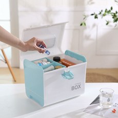 우리 집 필수템 [구급상자] 비상약품 구급함 약통 구급함케이스 응급처치용품함 (스토리지박스), 1개