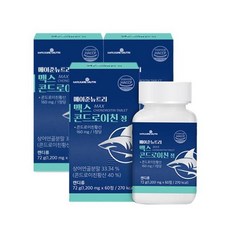 [2세트 구매시 1개 더] 맥스 콘드로이친정 1 200mg 3병 3개월분, 단일옵션