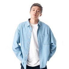 SPAO 오버핏 데님 셔츠 (셋업)_SPYJE23C01 - spyje23c01