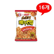 돌아온 스모키 베이컨칩 70g X 16개 /B