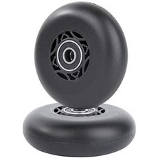[아마존베스트]AOWESM 2 PCS RipStik Wheels 76mm Ripsurf Wheels 68mm Ripster Wheels 90A Ripstick DLX, Black_68mm, Black