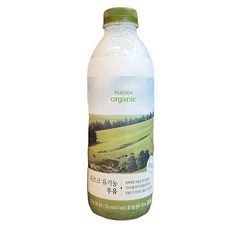 피코크 유기농 인증 우유, 종이박스포장, 750ml, 1개