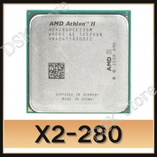 AMD 애슬론 X2 280 X2-280 3.6GHz 듀얼 코어 CPU 프로세서 ADX280OCK23GM 소켓 AM3 938 핀