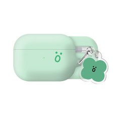 말랑말랑 베이직 에어팟 시리즈 하드 케이스 키링 세트, 집중이, AirPods Pro(2세대)