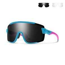 SMITH Wildcat 스미스 와일드캣 스포츠 선글라스 (Get Wild / Chromapop Black) 겟 와일드 / 크로마팝 블랙 + 투명 클리어 렌즈, 단품