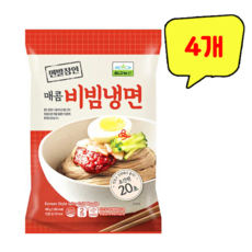 칠갑농산 매콤 비빔냉면, 4개, 464g