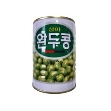 삼아 완두콩 통조림, 400g, 6개