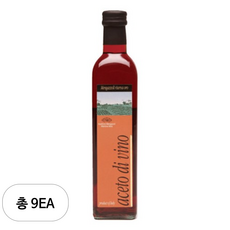 멩가졸리 레드 와인 비네가 아세토 디 비노 와인식초, 500ml, 9개