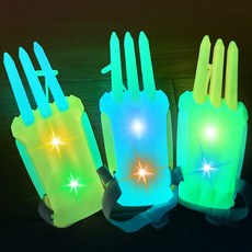 야광 울버린 발톱 중력 3D 당근칼 토이나이프 틱톡 손장난감 신박템 피젯스피너 피젯토이 d223, 야광블루