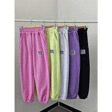 탐이탐이 봄 가을 간절기 여성 라벨 쭈리 조거팬츠 5컬러 츄리닝 트레이닝복