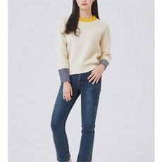 로엠 로엠 01 칼라 블록 도톰 스웨터 RMKAA1CR33 (6022706)