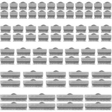 240pcs 보석 제작용 핀치 크림프 엔드 하프 라운드 리본 코드 13mm 15mm 20mm 25mm 가죽 DIY 공예 초커 발찌용 루프가 있는 부채 모양 파스너 걸쇠 3가지 색상, White K, 1개