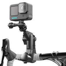 카메라 모노포드 마운트 360 회전 오토바이 자전거 카메라 거치대 Insta 360 X2 X3 X4 Go Pro 12 11 10 DJ, 1개, 01 CHINA