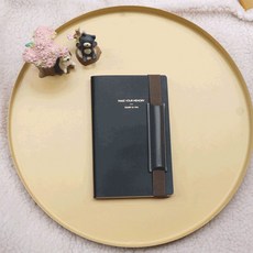 실로펜 버전2 다이어리 북 밴드 펜 홀더, 시크 그레이