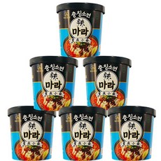 충칭소면 마라 마라탕 컵라면 마라라면 중국라면 135g 1박스, 6개