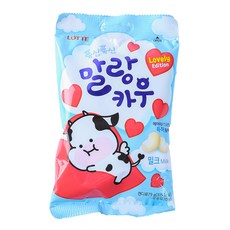 롯데 폭신폭신 말랑카우 밀크 79g 식품 > 스낵/간식 초콜릿/사탕/젤리/껌 젤리/푸딩 츄잉젤리, 1