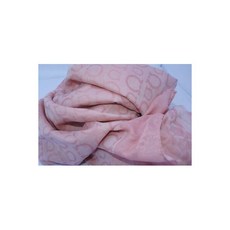 New Salvatore Ferragamo Women's Scarf Silk Logo Shawl Pink