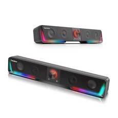 캔스톤 FX2021 RGB 블루투스겸용 게이밍 스피커 사운드바, 단일