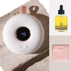 [비트리] 페이스앤바디 스톤 온열 마사지기 + 아로마 오일 30ml + 전용 파우치, 상세 설명 참조