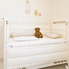 마이리틀데이지 신생아 아기 침대 범퍼가드(이케아 벨라 보니 스마트 쁘띠라뺑에코베어), 보니유아(대형1+소형1)
