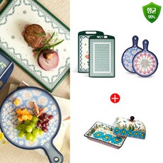 [KT알파쇼핑]파뷔에 항균도마 실속세트2 (4P),