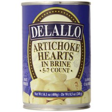 DeLallo Artichoke Hearts Net Wt. 14.1 Unit (Pack of 6), 3.29kg, 1개